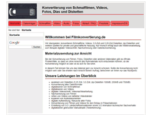 Tablet Screenshot of filmkonvertierung.de